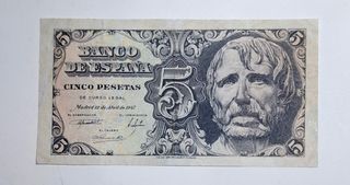 5 Pesetas 1947 Serie B736