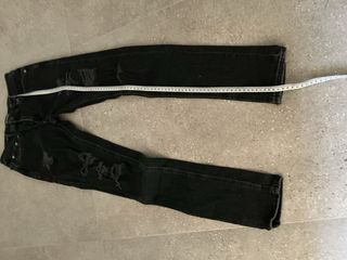 Pantalón vaquero Jack & Jones negro desgastado