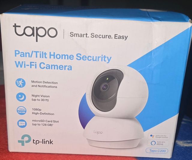 Cámara Seguridad Wi-Fi Tapo Pan/Tilt 1080p