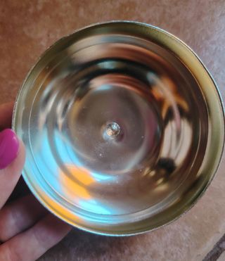 Porta cioccolatini in metallo argentato