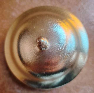 Porta cioccolatini in metallo argentato