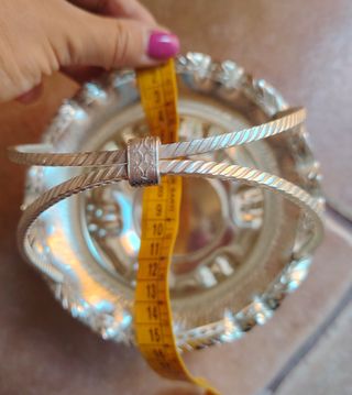 Porta cioccolatini in metallo argentato