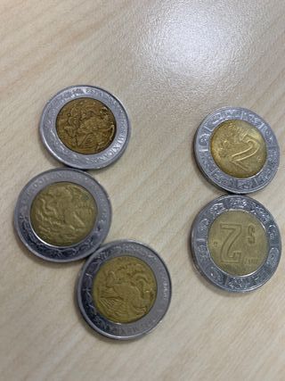 Monedas Mexicanas 2 Pesos