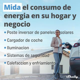Shelly 3EM, contador de electricidad trifásico