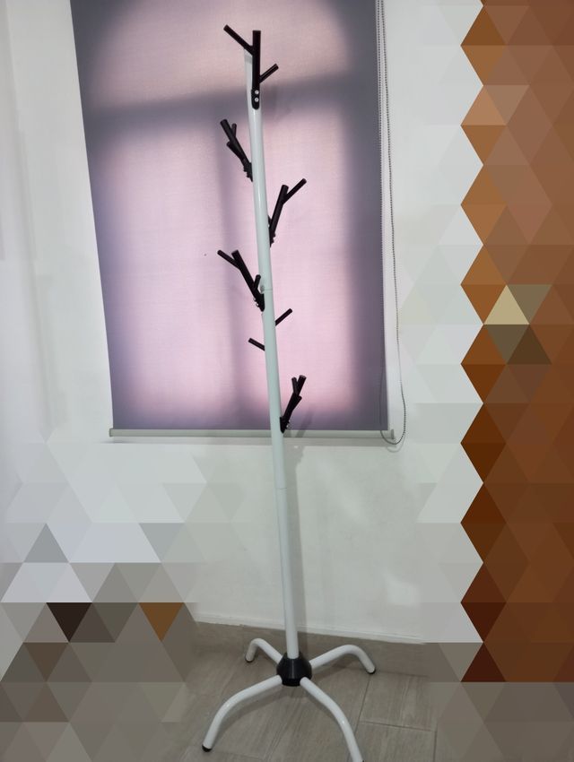 Perchero elegante Blanco y Negro