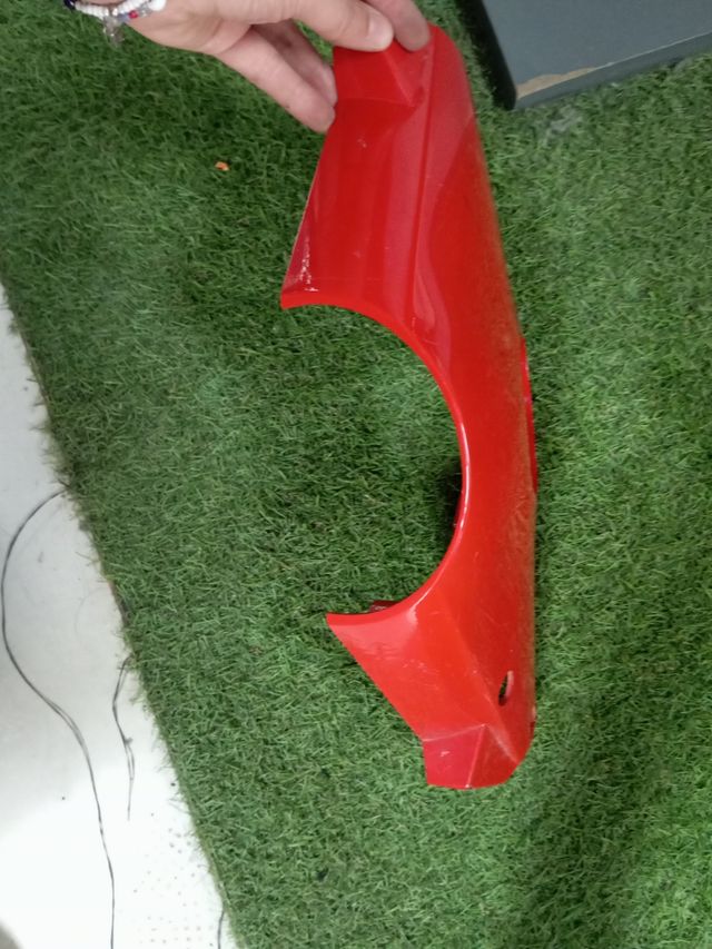 Tapa manillar roja moto