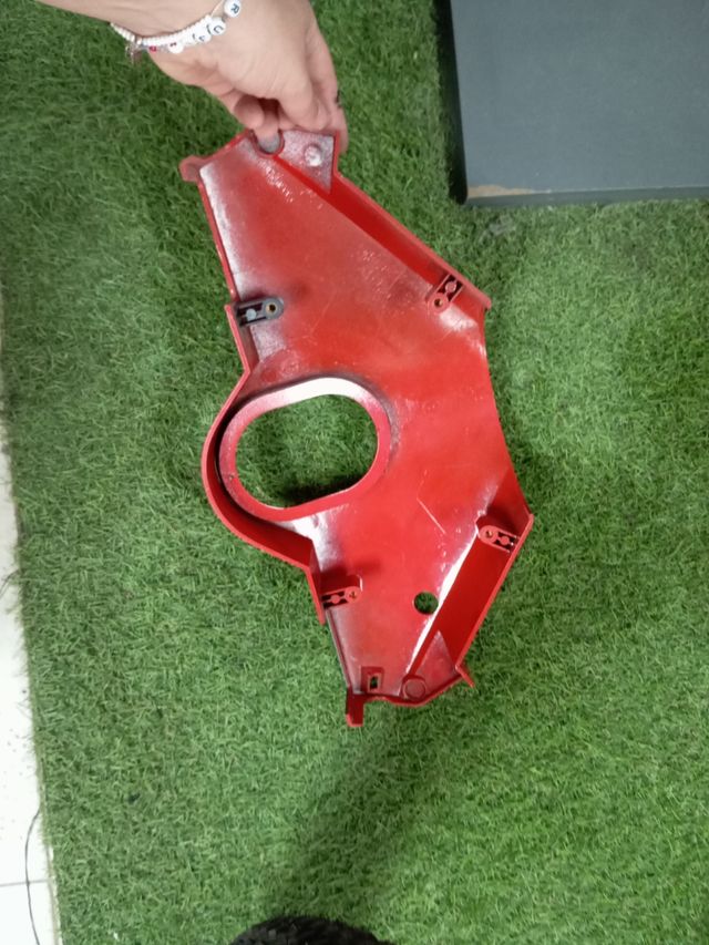 Tapa manillar roja moto