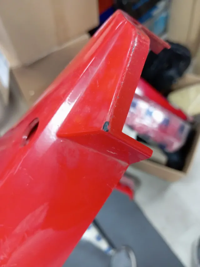 Tapa manillar roja moto