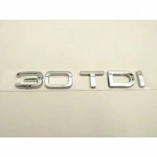 Emblema Logo AUDI 3.0 TDI plata