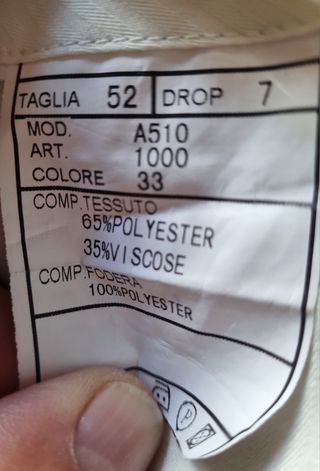 Completo giacca e pantaloni neri