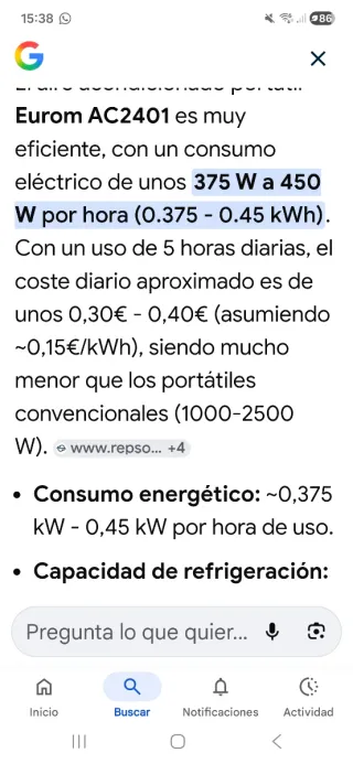 OCASION Aire Acondicionado Portátil para Caravana.