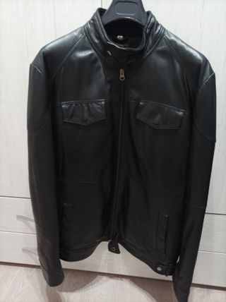 Chaqueta cazadora de piel Banhoff