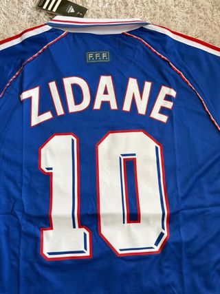 Camiseta Francia Zidane 10 Retro Adidas