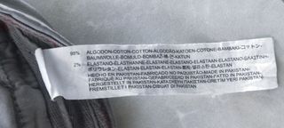 Pantalón chino Zara T/40 Gris
