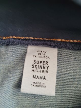 Pantalones de maternidad vaqueros