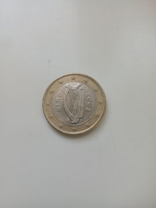 Moneda 1 Euro Irlanda 2002 Harp