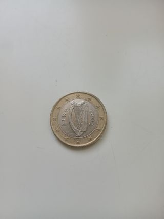 Moneda 1 Euro Irlanda 2002 Harp
