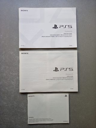 Manuales PlayStation 5 (PS5), Nuevos