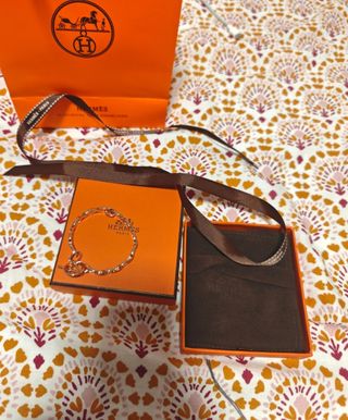 Pulsera Hermès baño en oro rosa