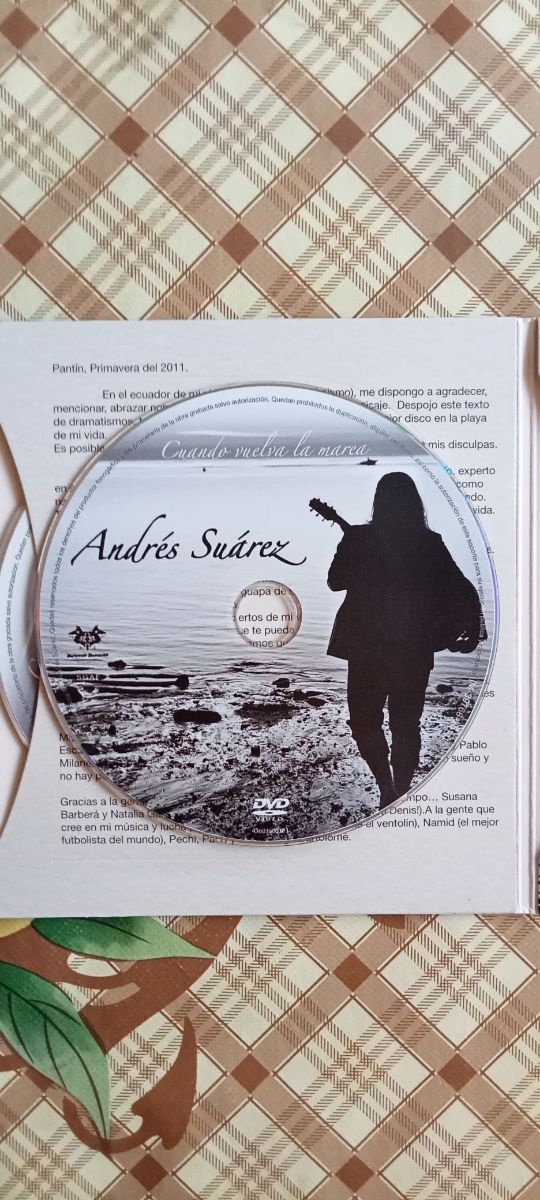 CD + DVD Andrés Suárez - Cuando vuelva la marea