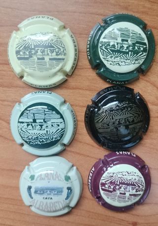 6 Chapas Cava Planas Albareda
