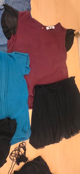 Lote Ropa Mujer: Vestido, Faldas y Blusas