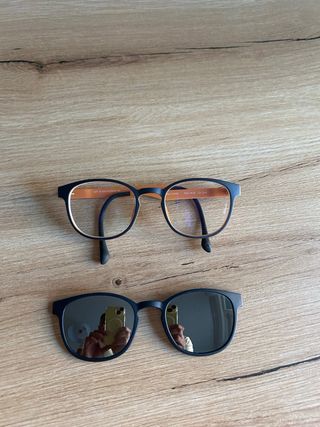 Gafas TOM-BLUE negras y naranjas