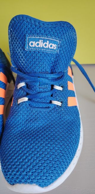 Scarpe Adidas Bambino Blu Arancioni