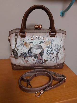 Bolso Anekke Beige y Marrón