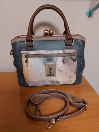 Bolso Anekke Beige y Marrón