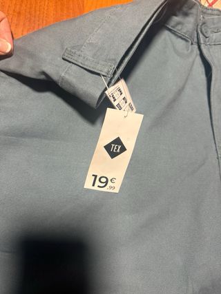 Pantalones cortos color azul verdoso