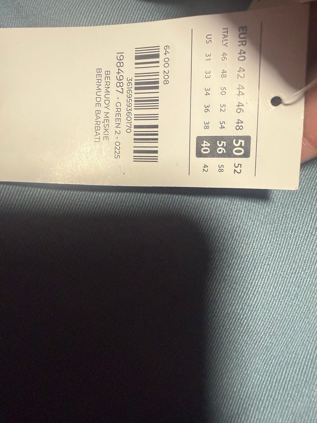 Pantalones cortos color azul verdoso