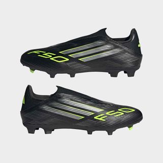 Botas de fútbol F50 League Laceless FG/MG Adulto Negro Pack