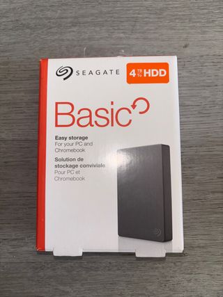 Disco Duro Externo Seagate Basic 4TB HDD