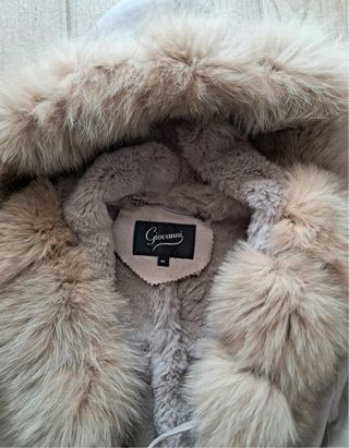 Abrigo de lujo Giovanni Beige/Marrón