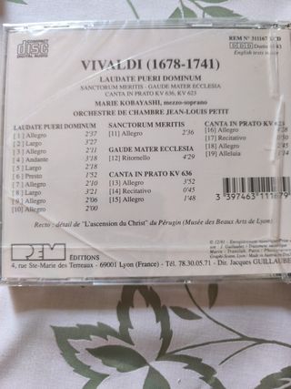 Vivaldi:Las 4 estaciones,Salve Regina y otras,4 cd