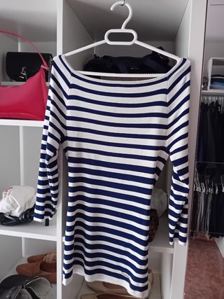 Jersey rayas azul y blanco + regalo