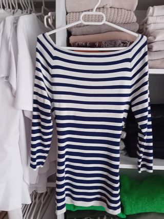 Jersey rayas azul y blanco + regalo