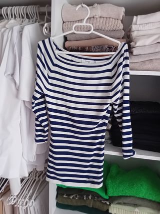 Jersey rayas azul y blanco + regalo