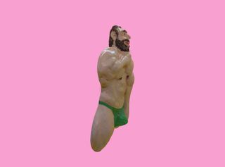 Escultura original Hombre gay imán nevera arte
