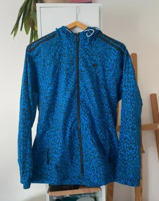 XL Chaqueta Adidas Leopardo Azul Talla XL