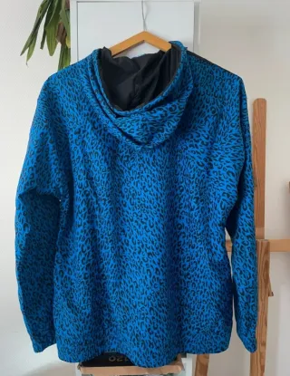 XL Chaqueta Adidas Leopardo Azul Talla XL