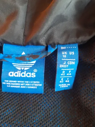 XL Chaqueta Adidas Leopardo Azul Talla XL