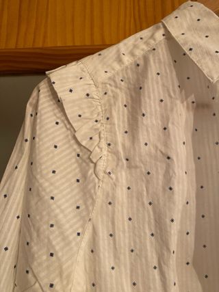 Camisa Springfield blanca con puntos