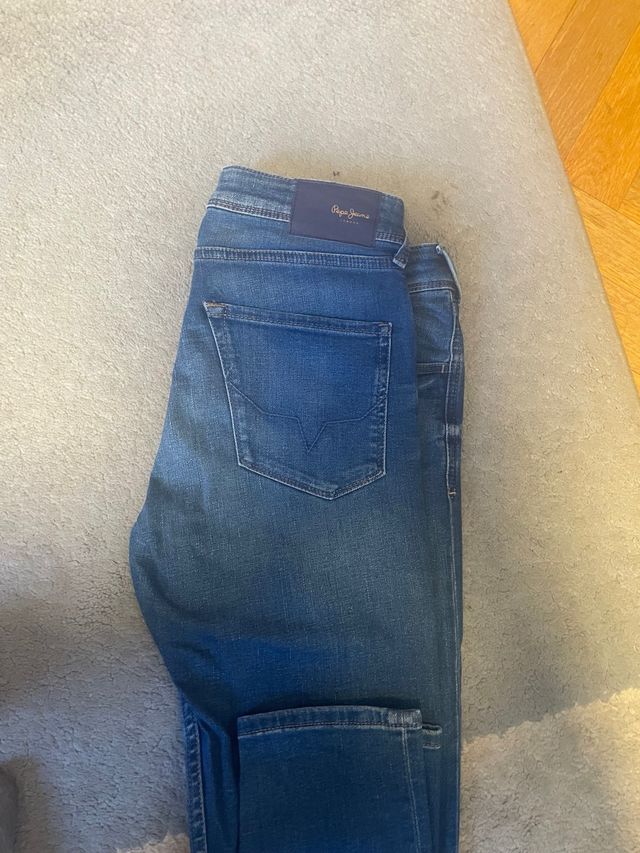 Pantalón Pepe Jeans Azul Estrecho