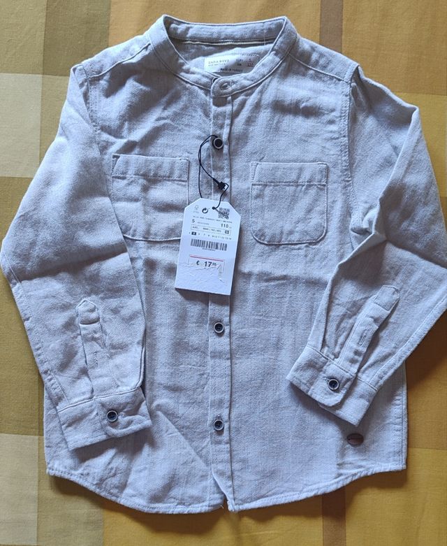 Camisa Zara Niños Talla 5