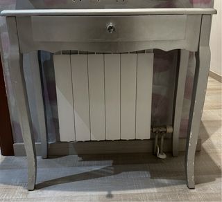 Recibidor Plata y Blanco