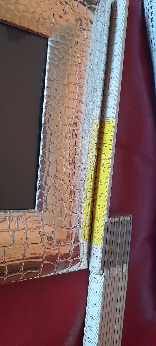 Cornice portafoto effetto coccodrillo