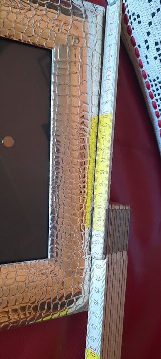 Cornice portafoto effetto coccodrillo