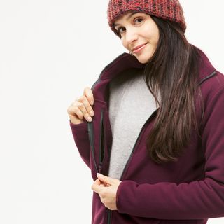 Chaqueta de senderismo 0 °C cálida mujer, NH100 3en1